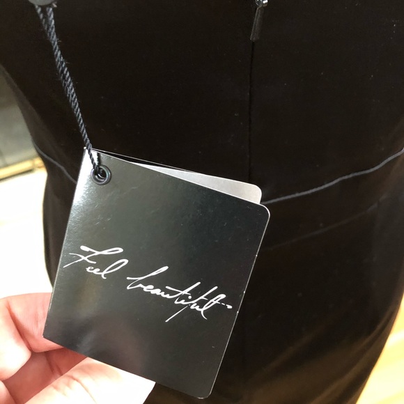 White House/Black Market spandex satin dress. - Picture 7 of 7